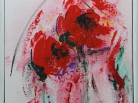 Lebenslichter, Acryl auf Keilrahmen mit Rahmen 54 x 44 cm