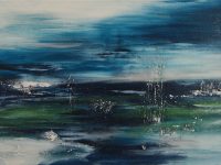 Elfentanz, Acryl auf Keilrahmen 40 x 80 cm