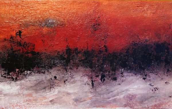 Inferno, Acryl auf Keilrahmen 100 x 50 cm