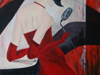 It`s Party-Night, Acryl auf Keilrahmen 60 x 80 cm