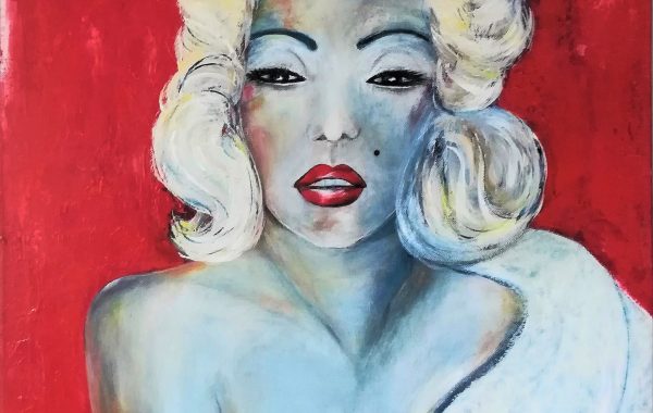 Marylin, Acryl auf Keilrahmen 58 x 58 cm