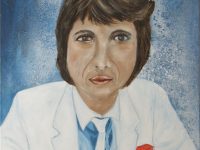 Udo Jürgens, Acryl auf Keilrahmen 58 x 58 cm