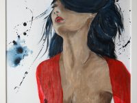 Raffinesse, Acryl auf Keilrahmen mit Rahmen 43 x 53 cm