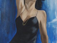 Schmetterlinge in mir…., Acryl auf Keilrahmen 60 x 80 cm ( im November 2024 mit einem Finalist Award ausgezeichnet )