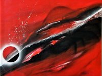 Abstrakt, Acryl auf Keilrahmen 70 x 70 cm