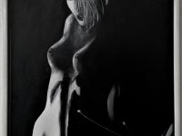 Woman._.I am !, Acryl auf Keilrahmen mit Rahmen 44 x 54 cm ( Juli 2023 mit dem Artistic Excellence Award ausgezeichnet )