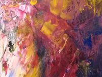 abstrakt – bunt, Acryl auf Keilrahmen 30 x 80 cm