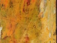 Abstrakt orange, Acryl auf Keilrahmen 30 x 100 cm
