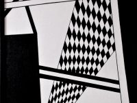 “black & white – art I” , Acryl auf Keilrahmen mit Rahmen 63 x 83 cm