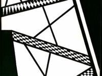 “black & white – art II” , Acryl auf Keilrahmen mit Rahmen 63 x 83 cm