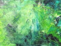 “Glückshormone” , Acryl auf Keilrahmen 120 x 40 cm ( im Nov. 2024 von Artavita mit einem Finalisten Certificate ausgezeichnet )